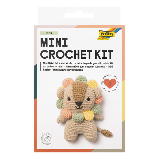 Folia Mini Crochet Kit Lion