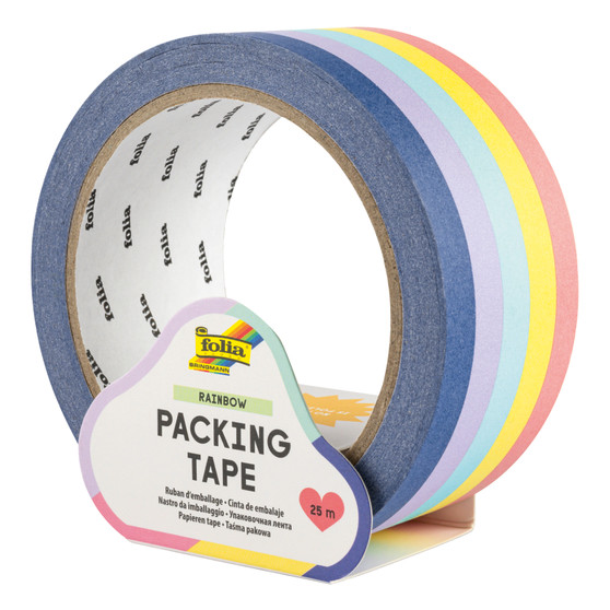 Folia Kraft Packing Tape Rainbow