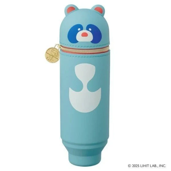 Punilabo Silicone Pen Case Blue Raccoon