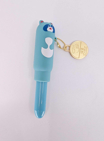 Punilabo Mini Ballpoint Pen Blue Raccoon
