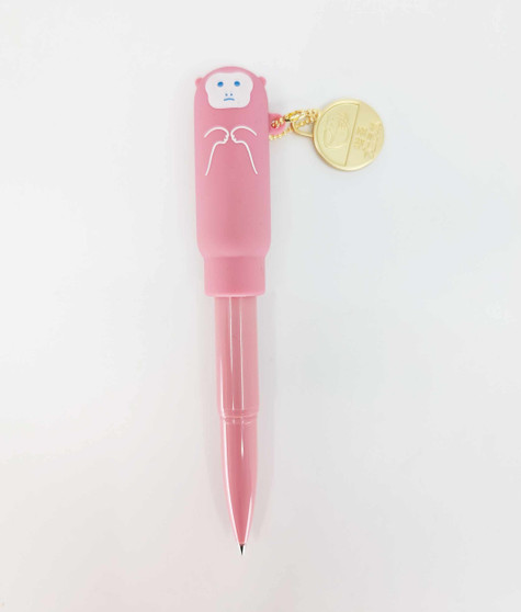 Punilabo Mini Ballpoint Pen Pink Monkey