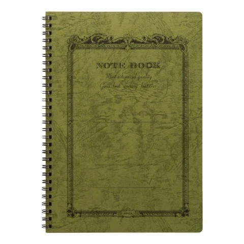Apica CD Twin Ring Notebook B5 Olive Kanran
