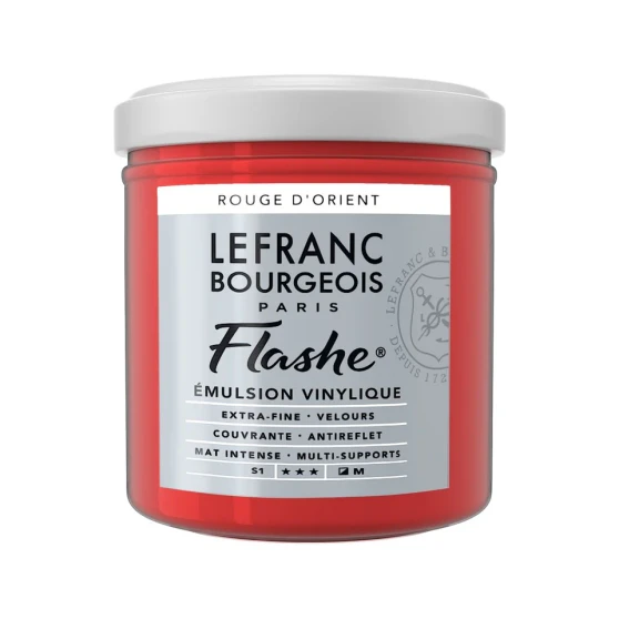 Lefranc & Bourgeois Flashe Vinyl 125ml Oriental Red