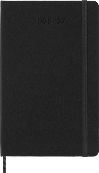 Moleskine Classic Weekly Planner 26/27 Weekly 18 Month Large Hard Cover Black