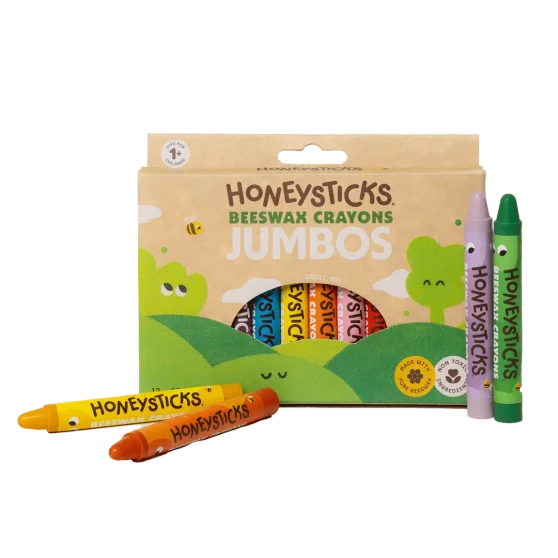 Honeysticks Beeswax Crayons Jumbos 12pk