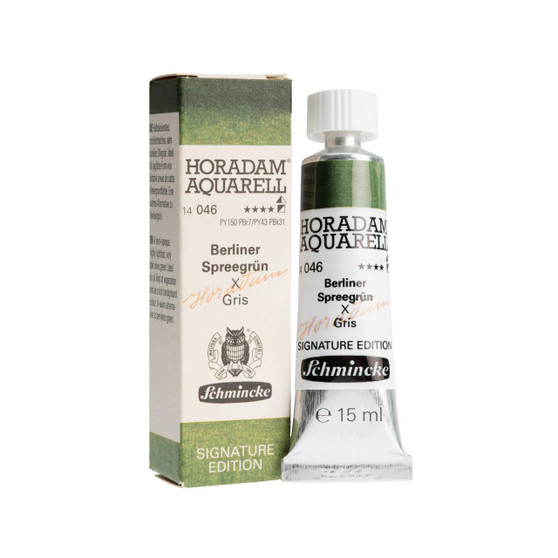 Schmincke Horadam Aquarell Signature Edition 15ml Berliner Spreegrün x Gris