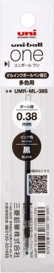 Uniball One 3 Pen Refill Black .38mm