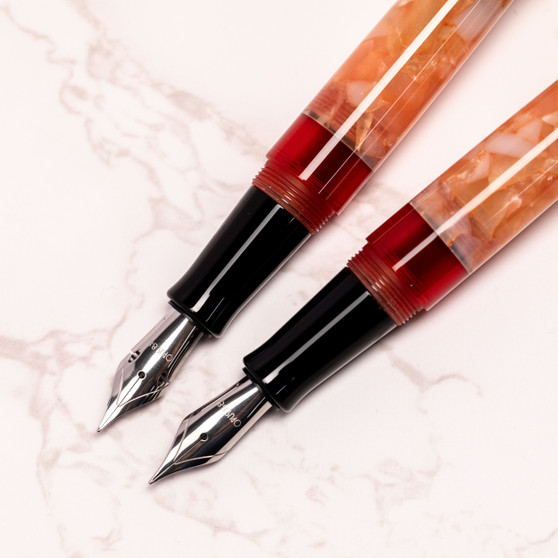 Opus 88 Fountain Pen Minty Orange Flex EF