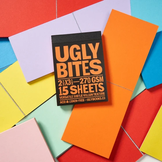 Uglybooks Uglybites 3.5x2.5" Orange Soda