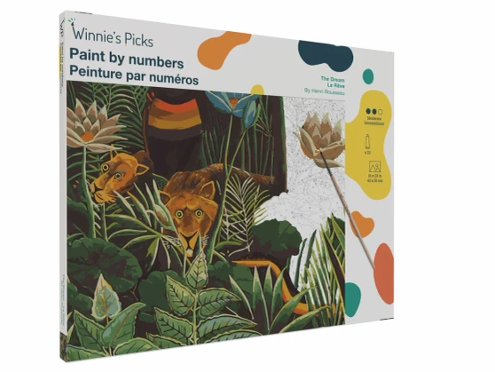Winnie's Picks Paint by Number Framed The Dream by Henri Rousseau