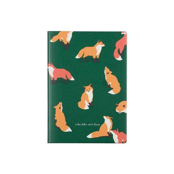 Rollbahn 2027 Monthly Diary Planner 5x7" Fox