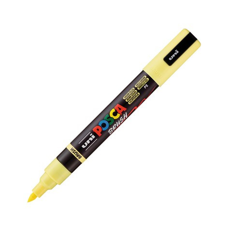 POSCA Acrylic Paint Marker Brush PC-5BR Sunshine Yellow