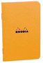 Rhodia Stapled Side-Bound 8x11 Lined Orange