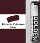 Golden Artist Colors Heavy Body Acrylic: 5oz Historical Alizarin Crimson Hue