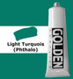 Golden Artist Colors Heavy Body Acrylic: 2oz Light Turquoise Phthalo