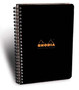 Rhodia Specialty Wire Side-Bound 6x8 Meeting Book Black