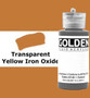 Golden Artist Colors Fluid Acrylic: 1oz Transparent Yellow Iron Oxide