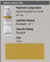 M. Graham Gouache Series 1: 15ml Yellow Ochre