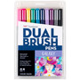 Tombow Dual Brush Marker 10 Set Galaxy