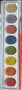 Prang Metallic Watercolor set of 8 colors