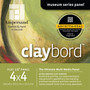 Ampersand Museum Series Claybord Flat 4x4 4pk