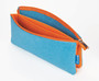 Itoya Midtown Pouch 5x9 Ocean/Orange