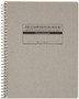 Michael Roger Press Decomposition Notebook Spiral Bound Slate Sketchbook