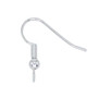 Beadalon Ear Wire Ball & Spring Silver-Plated 20/Pkg