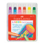 Faber-Castell Neon Gel Crayons 6 Color Set