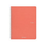 Fabriano EcoQua Spiral-bound Grid Paper 5.8"x 8.25" Flamingo