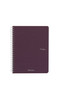 Fabriano EcoQua Spiral-bound Grid Paper 5.8"x 8.25" Wine