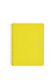 Fabriano EcoQua Spiral-bound Blank Paper 5.8"x8.2" Yellow