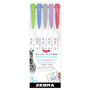 Zebra Mildliner Double-Ended Brush Pen Set of 5 Cool Colors