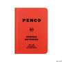 Penco General Grid Notebook B7 Red