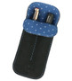 Dee Charles Double Pen Case Midnight Blue