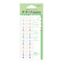 Midori Index Labels Chiratto Number & Color