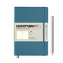 Leuchtturm 1917 Soft Cover Medium A5 Blank Rising Color Stone Blue