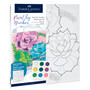 Faber-Castell Watercolor Paint by Number Succulents