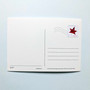 Watercolor Postcard Single Card w/ Postage Stamp