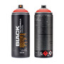 Montana Black High-Pressure Spray Paint Can Power Red