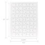 Hygloss Rectangular Blank Puzzle 9 1/2" x 12" 63 Piece - 6 Pack