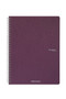 Fabriano Ecoqua Original Spiral-Bound Notebook Blank 8.2X11 Wine