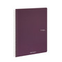 Fabriano Ecoqua Original Spiral-Bound Notebook Blank 8.2X11 Wine