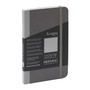 Fabriano Ecoqua Plus Fabric-Bound Notebook 3.5X5.5 Dot Grey