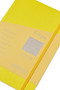 Fabriano Ecoqua Plus Stitch-Bound Notebook 5.8x8.3" A5 Ruled Yellow