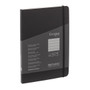 Fabriano Ecoqua Plus Stitch-Bound Notebook 5.8x8.3" A5 Ruled Black