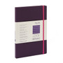 Fabriano Ispira Hard-Cover Notebooks 5.8" x 8.3" A5 Ruled Purple