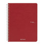 Fabriano Ecoqua Original Spiral-Bound Notebook Grid A5 Cherry Fabriano Ecoqua Original Spiral-Bound Notebook Grid A5 Cherry