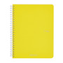 Fabriano Ecoqua Original Spiral-Bound Notebook Lined A5 Yellow