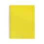 Fabriano Ecoqua Original Spiral-Bound Notebook Grid A4 Yellow